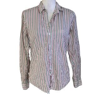 Frank & Eileen Size S Barry Button Front Up Shirt Stripes Striped Long Sleeves